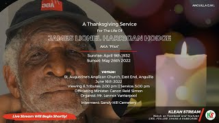Thanksgiving Service For The Late James Lionel Harrigan Hodge || June 16th 2022