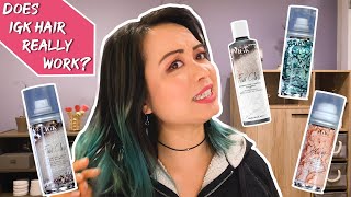 Does IGK Hair really work? IGK First Class l Charcoal Clarifying Shampoo l Dry Shampoo