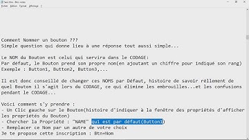 Visual_Basic 24 COMMENT NOMMER-(Donner un Nom à) un BOUTON VB.NET