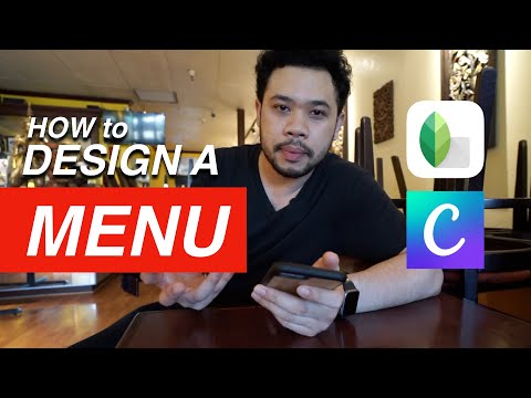 ออกแบบเมนูอาหารด้วยตัวเอง | How to DESIGN your own MENU