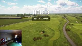 SkyTrak + Course Play: St. Andrews The Old Course (TrackMan)
