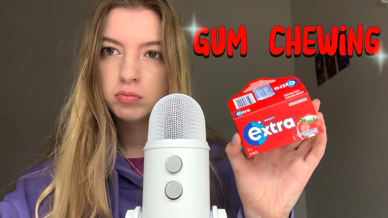 GUM CHEWING | NO TALKING | background asmr for studying, reading, gaming etc.