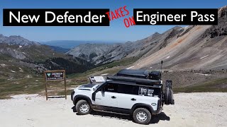 Land Rover New Defender on the AMAZING Engineer Pass - from Lake City to Ouray