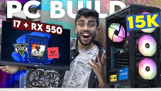 15,000/- Rs Super Intel i7 Gaming PC Build🔥 With GPU 🪛 Cheapest I7 PC For Gaming At 60FPS!