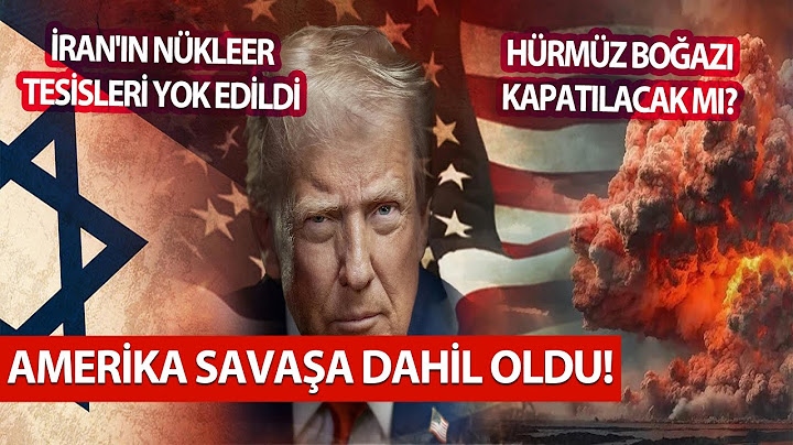AMERİKA SAVAŞA DAHİL OLDU | ABD BOŞ TESİSLERİ Mİ VURDU? | İRAN'IN NÜKLEER TESİSLERİ  YOK MU EDİLDİ?