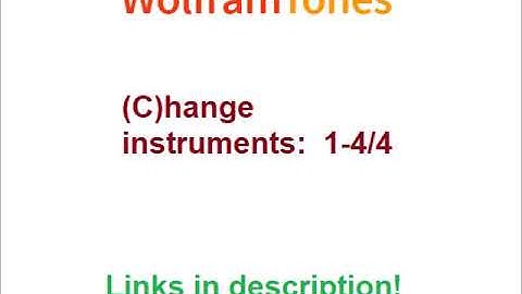 WolframTones music - (C)hange instruments