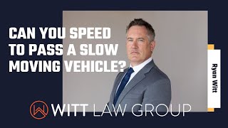 Can You Exceed The Speed Limit To Pass A Slow Moving Vehicle? | Washington State | #law #speeding by Witt Law Group : Attorneys for Western Washington 427 views 1 year ago 1 minute, 48 seconds