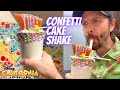 New Confetti Cake Shake at Schmoozies in Disney California Adventure! Did I Actually Like It?