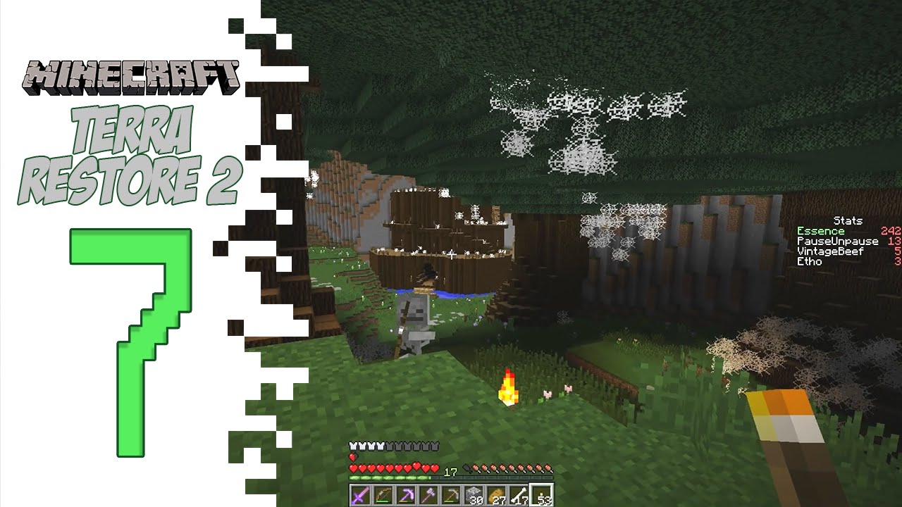 Minecraft Terra Restore 2 - EP07 - Mistwood! pause challenge