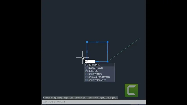 How do you ROTATE referencing a line in AutoCAD