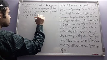 Group Theory (from Topics in Algebra by I. N. Herstein, 2nd Edition) (Part 36)