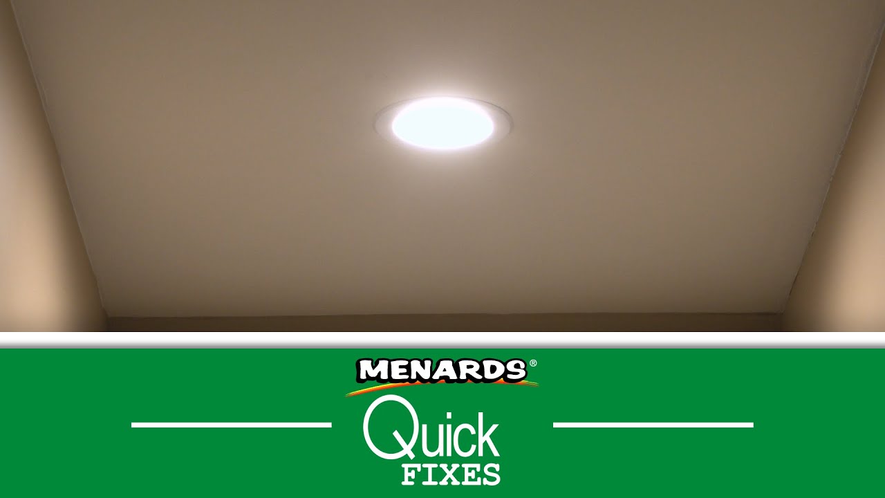 Quick Fix Replacing Recessed Lighting