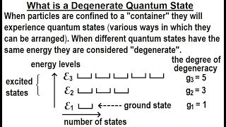 Physics 32.5 Statistical Thermodynamics (35 of 39) What is a Degenerate Quantum State?