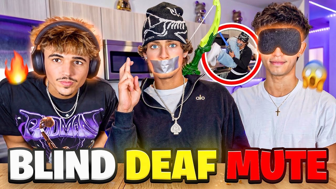 Blind, Deaf, and Mute Extreme Cooking Challenge! 👨‍🍳🔥