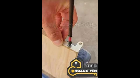 Bản lề cửa - Bản lề ẩn vô hình -  Xoay 360 độ #banle #khoahoangyen