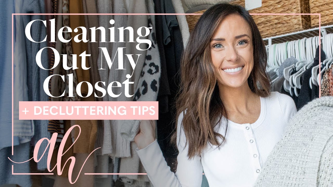 CLEANING OUT MY CLOSET + DECLUTTERING TIPS YouTube