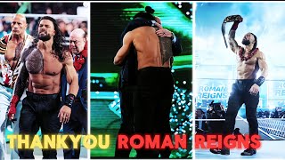 The End of Golden Era 😔 Thankyou Roman Reigns 🙂 The Greatest of All Time🗿 Roman Reigns we Miss you🥺.