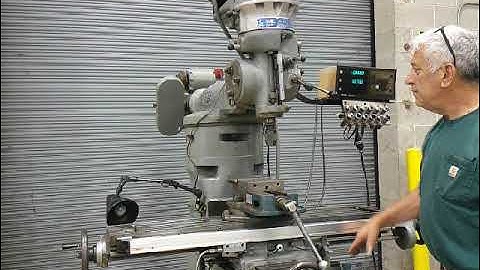 9” x 46-1/2” Wells Index Vertical Milling Machine, Model 745, With DRO,  feed and Slotting Attach.