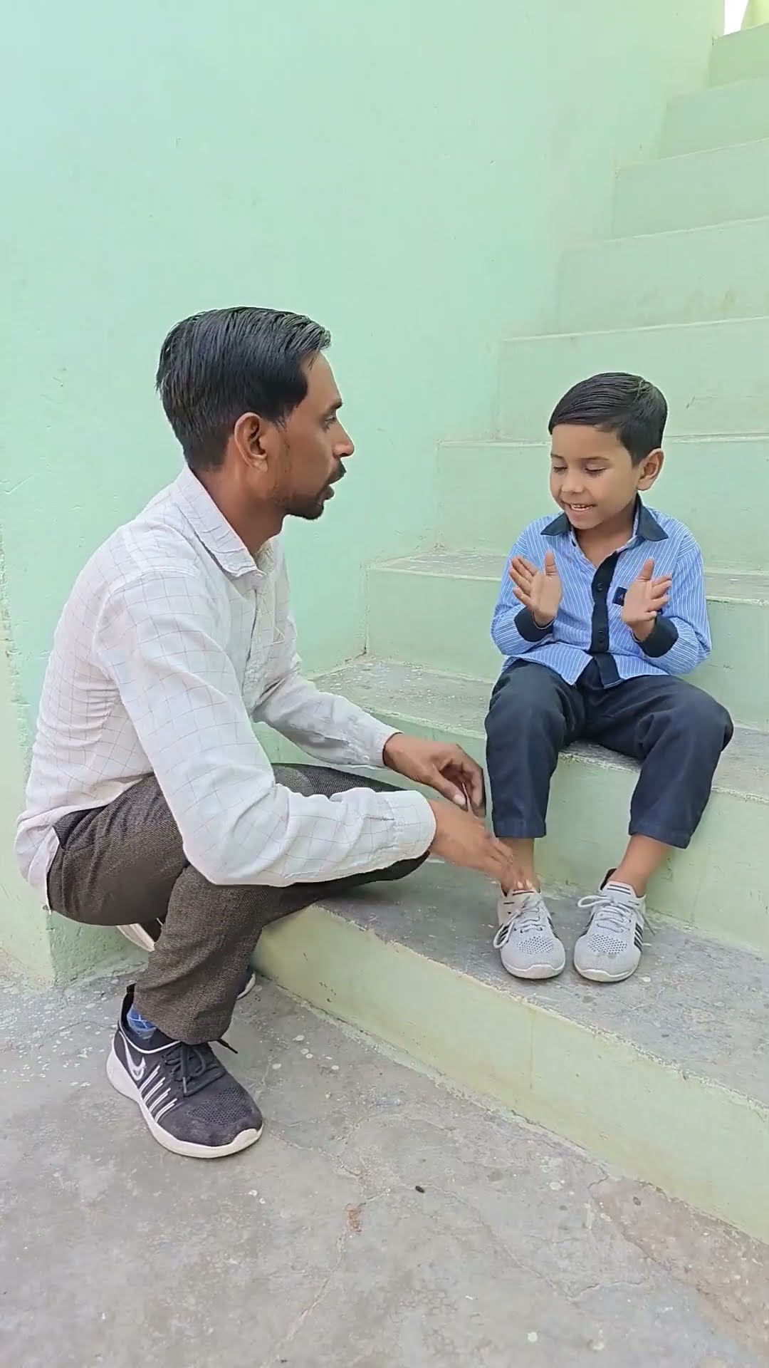Papa ne school ke liye taiyar Kar Diya?#shorts