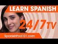 Learn Spanish 24/7 with SpanishPod101 TV