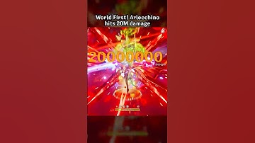 WORLD FIRST! ARLECCHINO 20 MILLION DAMAGE