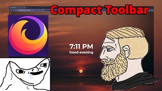 Enable Compact Toolbar after Mozilla Removed it (Firefox and Librewolf) screenshot 3