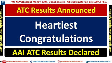 ATC Result 2018 | AAI ATC Results Announced | AAI ATC Cut Off 2018 | ATC Cut Off 2018 |