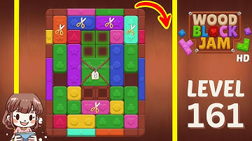 Wood Block Jam Level 161 Solution Walkthrough