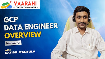 GCP Data Engineering Overview 1  by Satish Pantula | BigQuery, Dataflow | Vaarahi Cloud Technologies