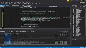 Scrolling through code.