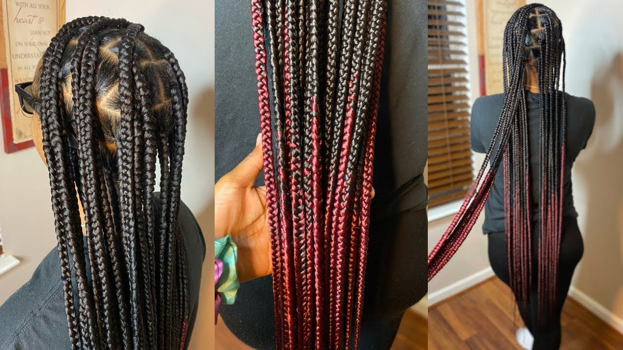 knotless braid tutorial for beginners | how to tuck when braiding ...