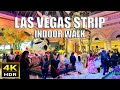 Las vegas strip mandalay bay to mirage mostly indoor walk  april 2024