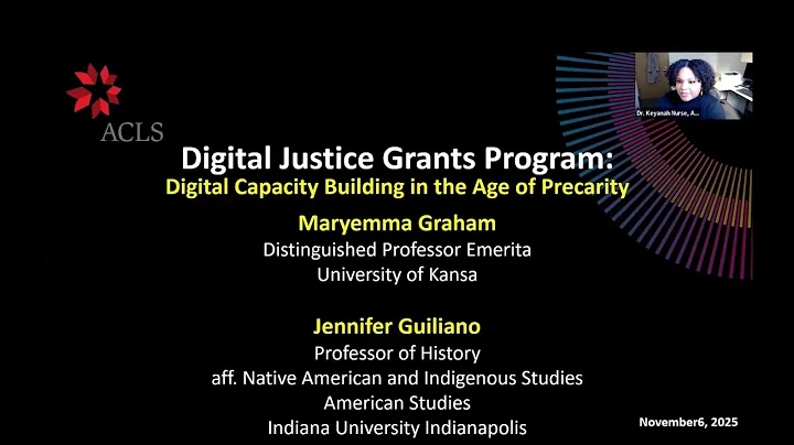 2025 Digital Justice Grant Webinar: Digital Capacity Building in the Age of Precarity