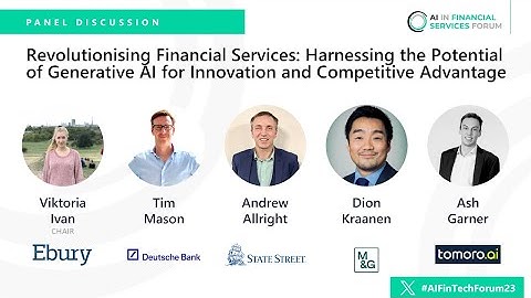 AI in Financial Services Forum 2023 - Harnessing the potential of generative AI for innovation