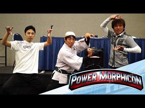 Japanese Guests Panel Power Morphicon 2018 小川輝晃 竹内康博 酒井寿 決めポーズ＆名乗り