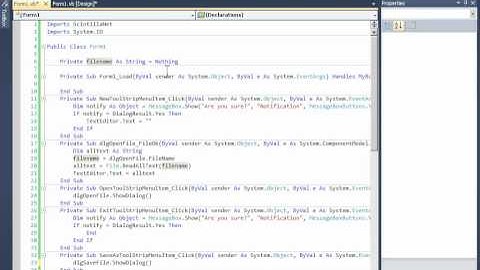 How to make a script editor in Visual Basic(VB.NET) [Part-4]