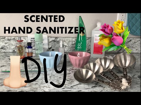 DIY SCENTED HAND SANITIZER - Make Hand Sanitizer @ Home w/ Perfume - Hand Sanitizer that SMELLS GOOD