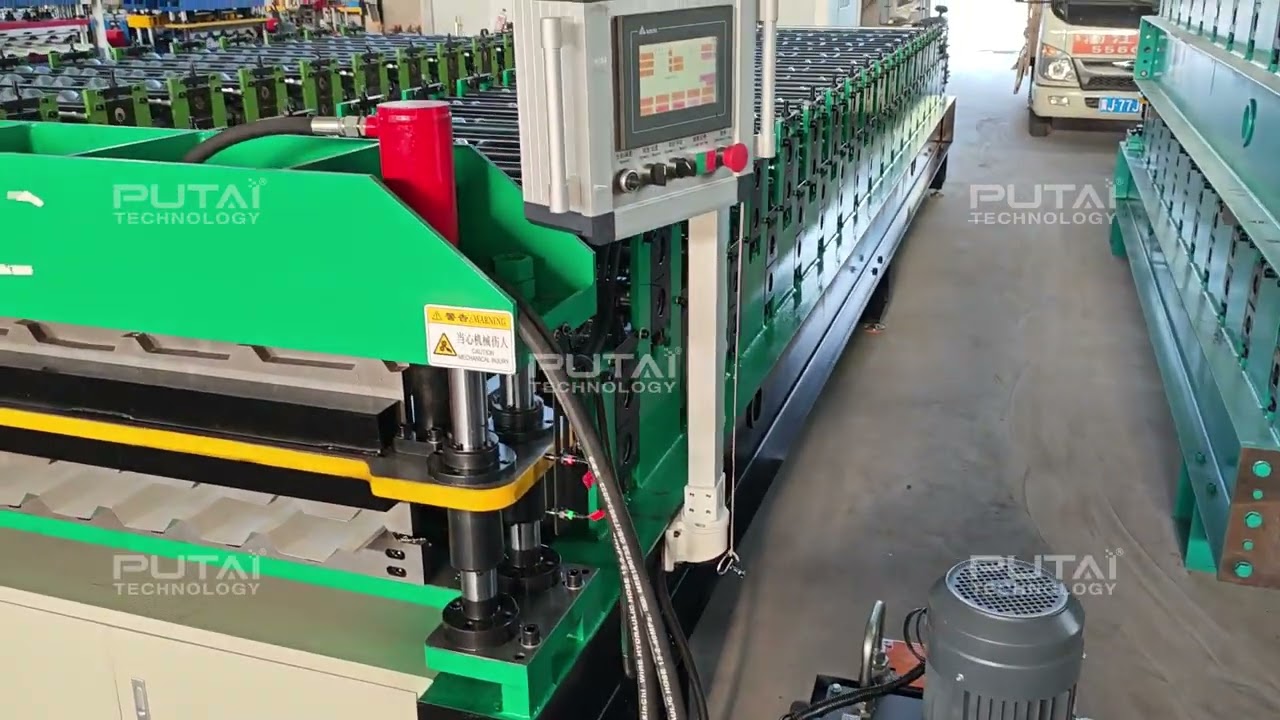 Putai High Quality Metal Trapezoidal Double Layer Zinc Roof Forming Machine