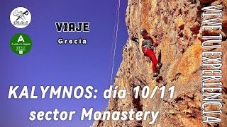 Escalada Grecia: Kalymnos día 10/11 Sector Monastery con @Filoclimb