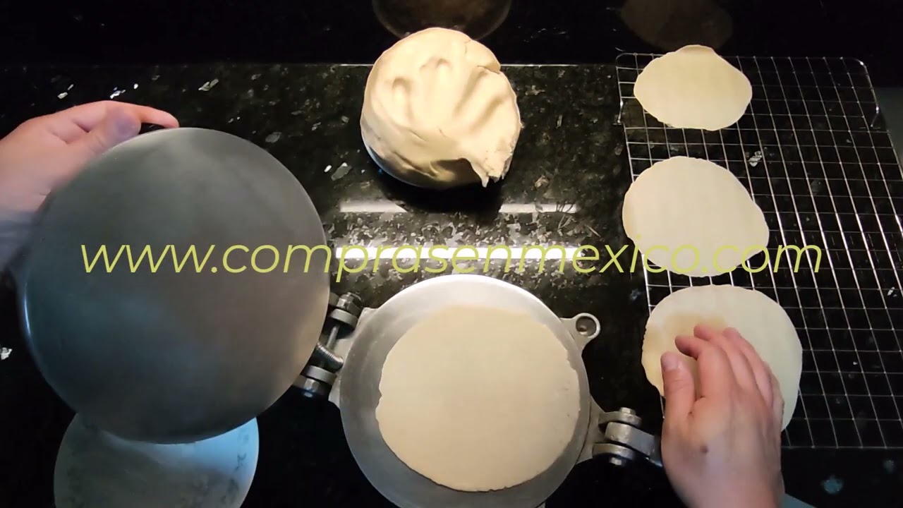 Prensa Eléctrica para tortillas de Harina de Trigo