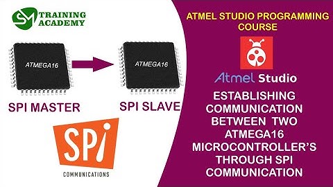 Establishing SPI Communication Between Two Atmega16 Microcontroller