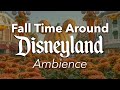 Fall Time Around Disneyland Ambience | Autumn Disneyland & DCA Halloween Ambience & Music