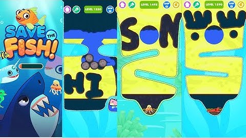 Save The Fish!_Lv 1101~1200 #puzzle_daddy