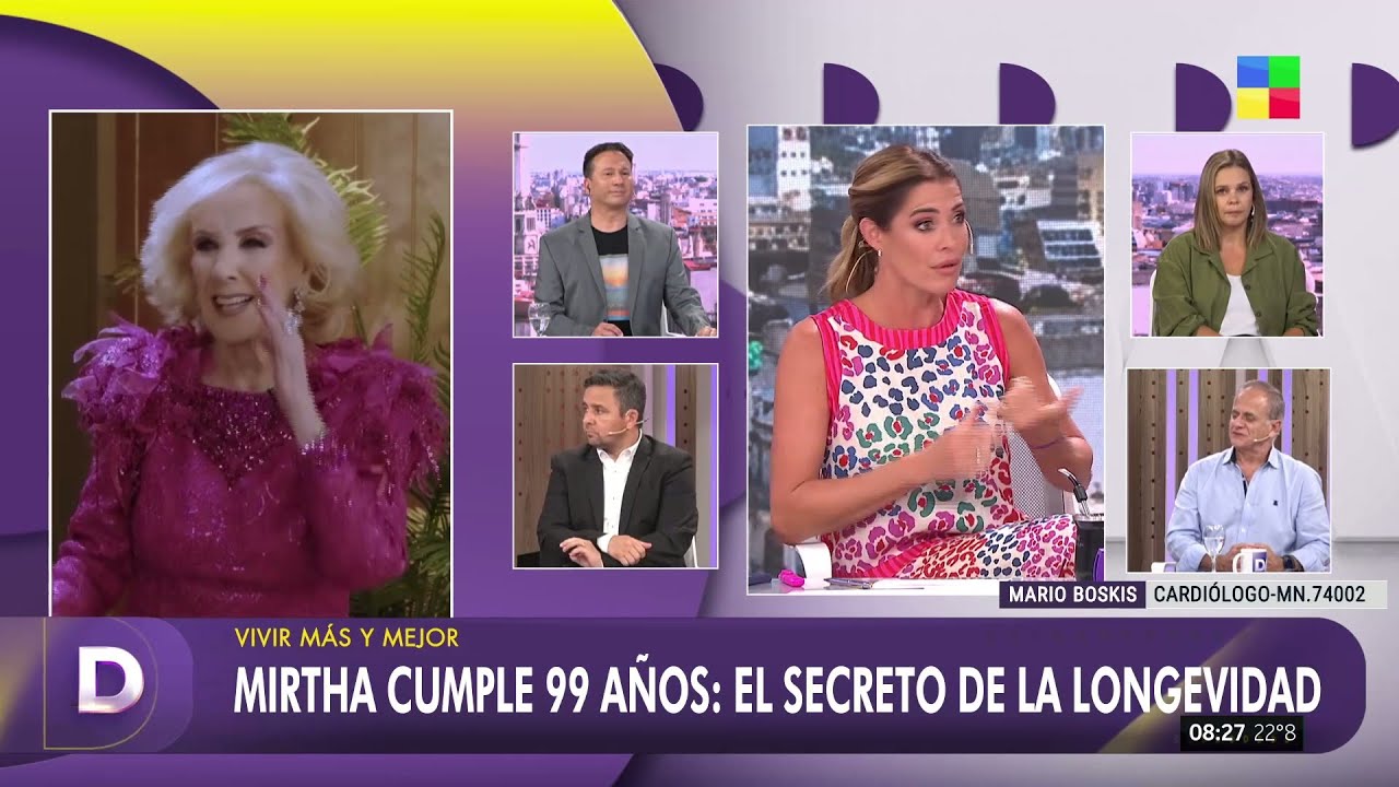 🤩 MIRTHA LEGRAND CUMPLE 99 AÑOS: EL SECRETO DE LA LONGEVIDAD