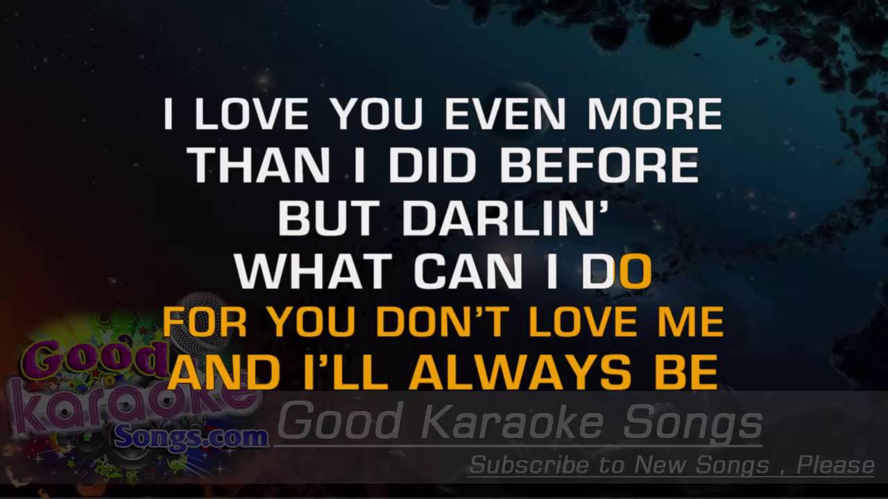 Crying Roy Orbison (Lyrics Karaoke) [ ] YouTube