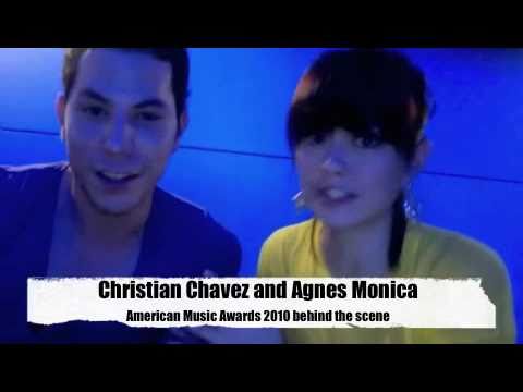 Agnes Monica and Christian Chavez, rehearsing for ...