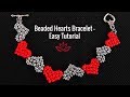 Beaded Heart Bracelet - Tutorial