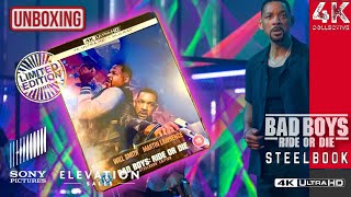 Bad Boys Ride Or Die 4K Ultrahd Blu-Ray Limited Edition Steelbook Unboxing