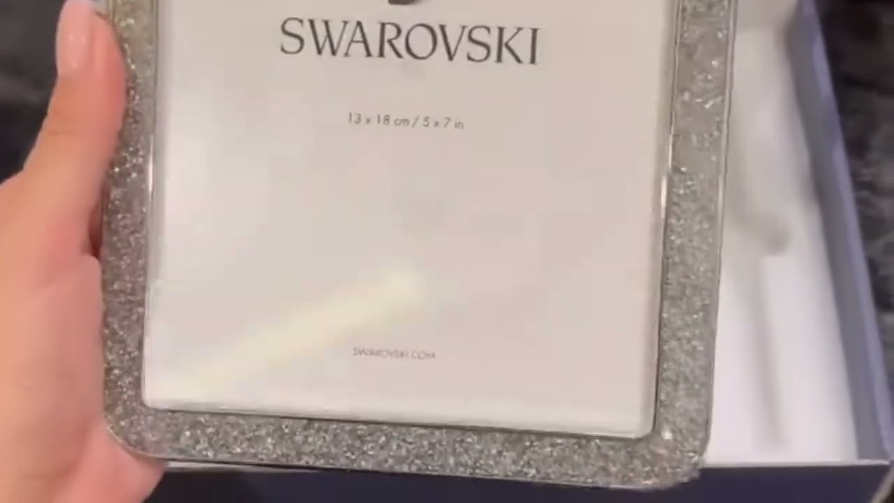 Swarovski Minera Picture Frame Value - YouTube