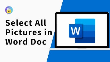 How to select all pictures in a Word document